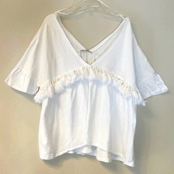 Zara Tops - Zara Trafaluc Cotton oversized top